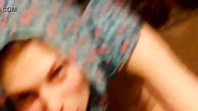 Pertinent Azurka gives a blowjob to her lover